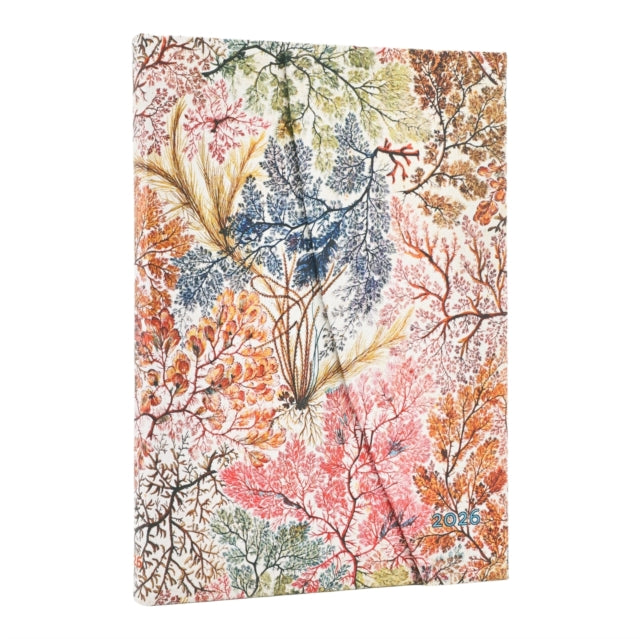 Book cover of: 2026 Anemone (William Kilburn) Midi 12-month Verso Hardcover Flexi Dayplanner 2026 (Wrap Closure). By: Paperblanks