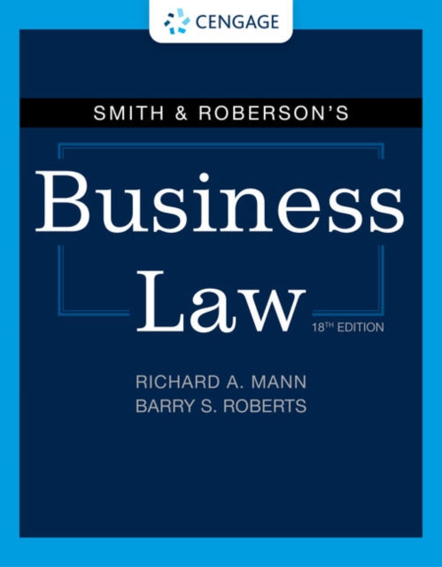 Book cover of: Smith & Roberson's Business Law. By: Mann, Richard A.