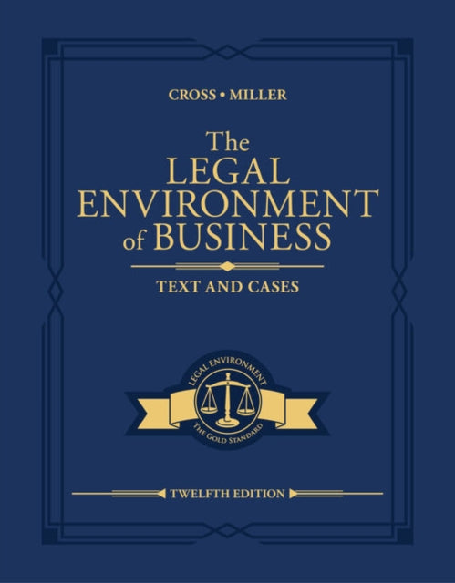 Book cover of: Legal Environment of Business. By: Roger Miller