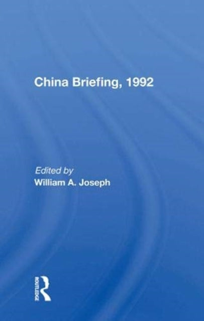 Book cover of: China Briefing, 1992