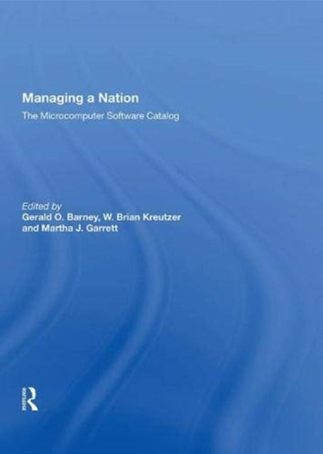 Book cover of: Managing A Nation. By: Gerald O. Barney