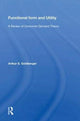 Book cover of: Functional Form And Utility