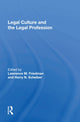 Book cover of: Legal Culture And The Legal Profession. By: Lawrence M. Friedman