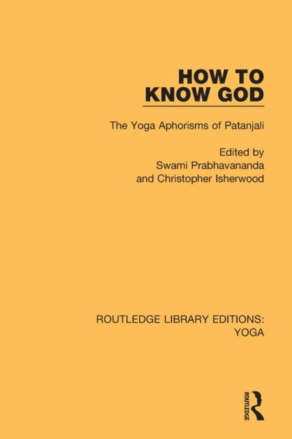 Book cover of: How to Know God. By: Patañjali