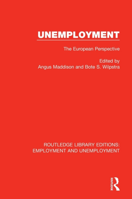 Book cover of: Unemployment. By: Angus Maddison