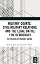 Book cover of: Military Courts, Civil-Military Relations, and the Legal Battle for Democracy. By: Brett J. Kyle