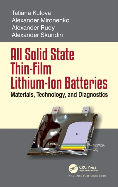 Book cover of: All Solid State Thin-Film Lithium-Ion Batteries. By: Tatiana Kulova