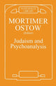 Book cover of: Judaism and Psychoanalysis