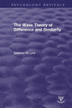 Book cover of: Wave Theory of Difference and Similarity. By: Stephen W. Link