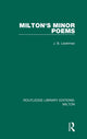Book cover of: Milton's Minor Poems. By: J. B. Leishman