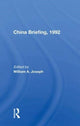 Book cover of: China Briefing, 1992. By: William A. Joseph
