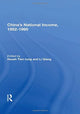 Book cover of: China's National Income, 1952-1995. By: Tiandong Xue