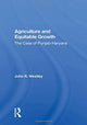 Book cover of: Agriculture and Equitable Growth. By: John Richard Westley