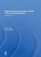 Book cover of: International Encyclopedia of Public Policy and Administration Volume 3. By: Jay M. Shafritz