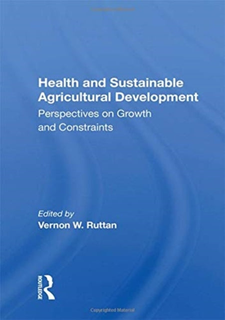 Book cover of: Health and Sustainable Agricultural Development