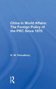 Book cover of: China In World Affairs