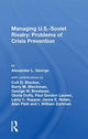 Book cover of: Managing U.s.-soviet Rivalry. By: George, Alexander L.