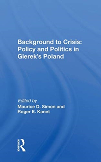 Book cover of: Background To Crisis. By: Maurice David Simon