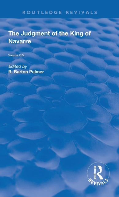 Book cover of: Judgment of the King of Navarre. By: Guillaume de Machaut