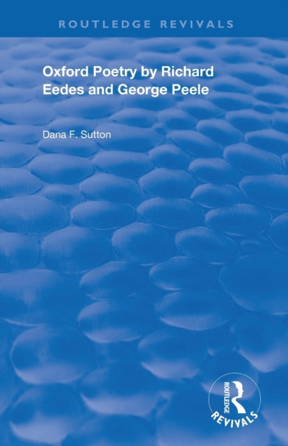 Book cover of: Oxford Poetry by Richard Eedes and George Peele. By: Richard Eedes