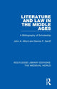 Book cover of: Literature and Law in the Middle Ages. By: John A. Alford