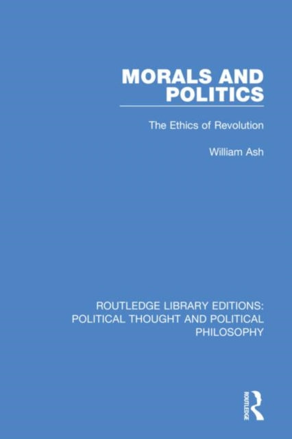 Book cover of: Morals and Politics