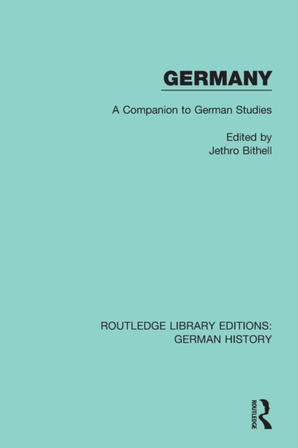 Book cover of: Germany. By: Jethro Bithell