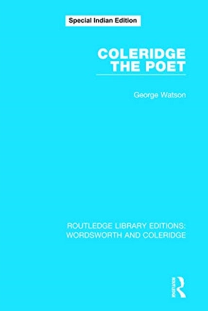 Book cover of: COLERIDGE THE POET