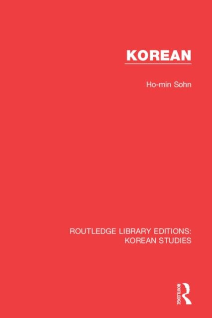 Book cover of: Korean. By: Ho-min Sohn