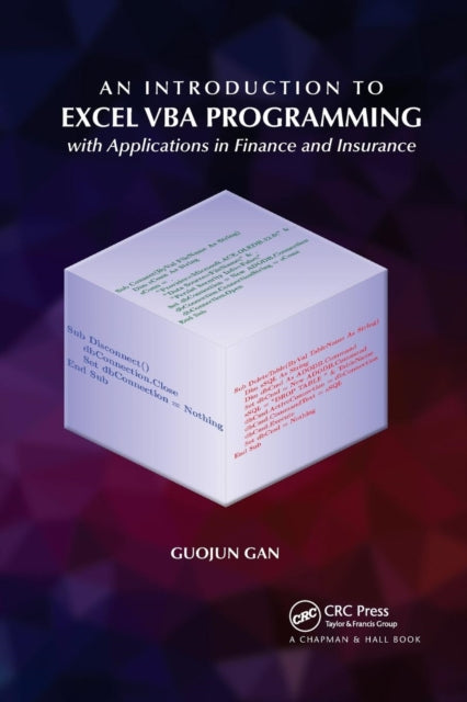 Book cover of: Introduction to Excel VBA Programming. By: Guojun Gan