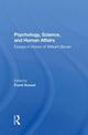 Book cover of: Psychology, Science, And Human Affairs. By: Frank Kessel