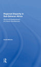 Book cover of: Regional Disparity In Subsaharan Africa. By: Assefa Mehretu