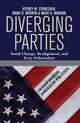 Book cover of: Diverging Parties. By: Jeffrey M. Stonecash