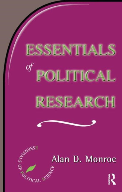 Book cover of: Essentials Of Political Research. By: Alan Monroe