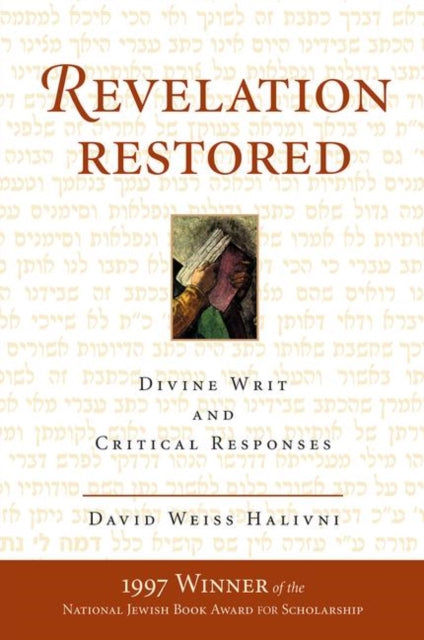 Book cover of: Revelation Restored. By: David Weiss Halivni