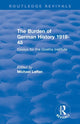 Book cover of: Burden of German History 1919-45