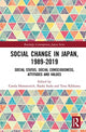 Book cover of: Social Change in Japan, 1989-2019. By: Carola Hommerich