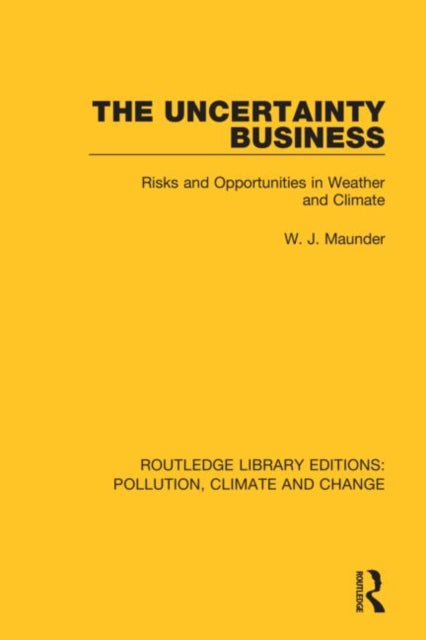 Book cover of: Uncertainty Business