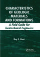 Book cover of: Characteristics of Geologic Materials and Formations. By: Roy E. Hunt