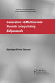 Book cover of: Generation of Multivariate Hermite Interpolating Polynomials. By: Santiago Alves Tavares
