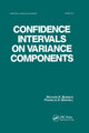 Book cover of: Confidence Intervals on Variance Components. By: Burdick