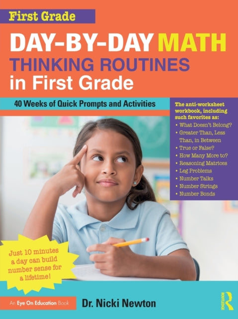 Book cover of: Day-by-Day Math Thinking Routines in First Grade. By: Nicki Newton