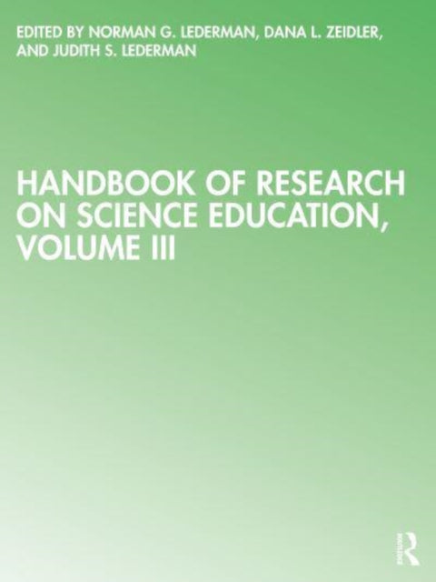 Book cover of: Handbook of Research on Science Education. By: Sandra K. Abell