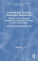 Book cover of: Knowing and Teaching Elementary Mathematics. By: Liping Ma