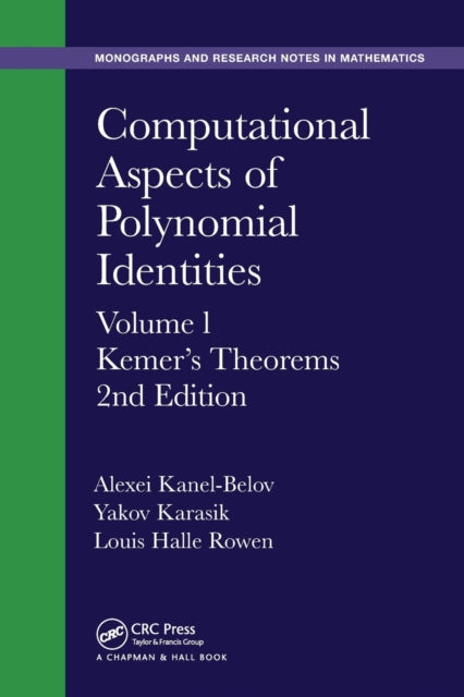 Book cover of: Computational Aspects of Polynomial Identities. By: Alexei Kanel-Belov