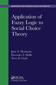 Book cover of: Application of Fuzzy Logic to Social Choice Theory. By: John N. Mordeson