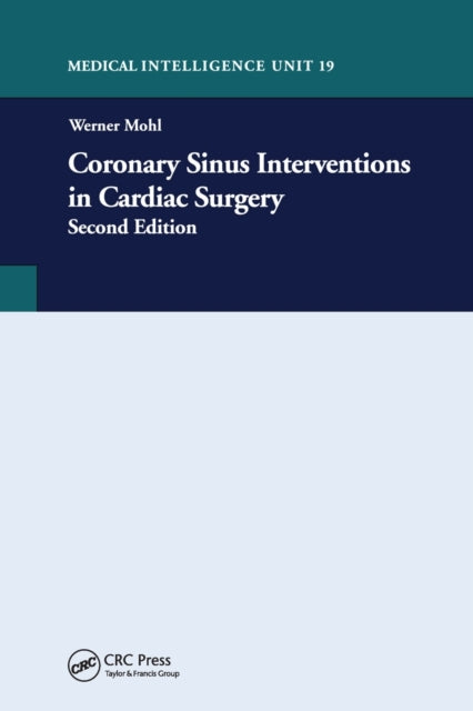 Book cover of: Coronary Sinus Intervention in Cardiac Surgery