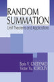 Book cover of: Random Summation. By: B. V. Gnedenko