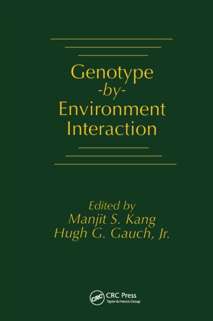 Book cover of: Genotype-by-Environment Interaction