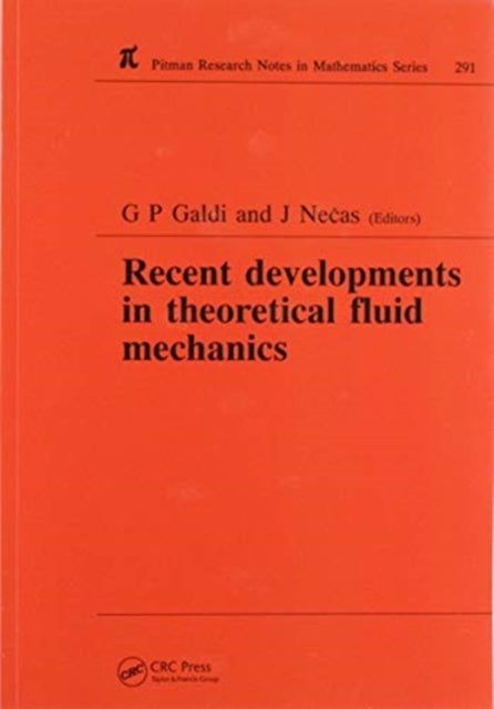 Book cover of: Recent Developments in Theoretical Fluid Mechanics